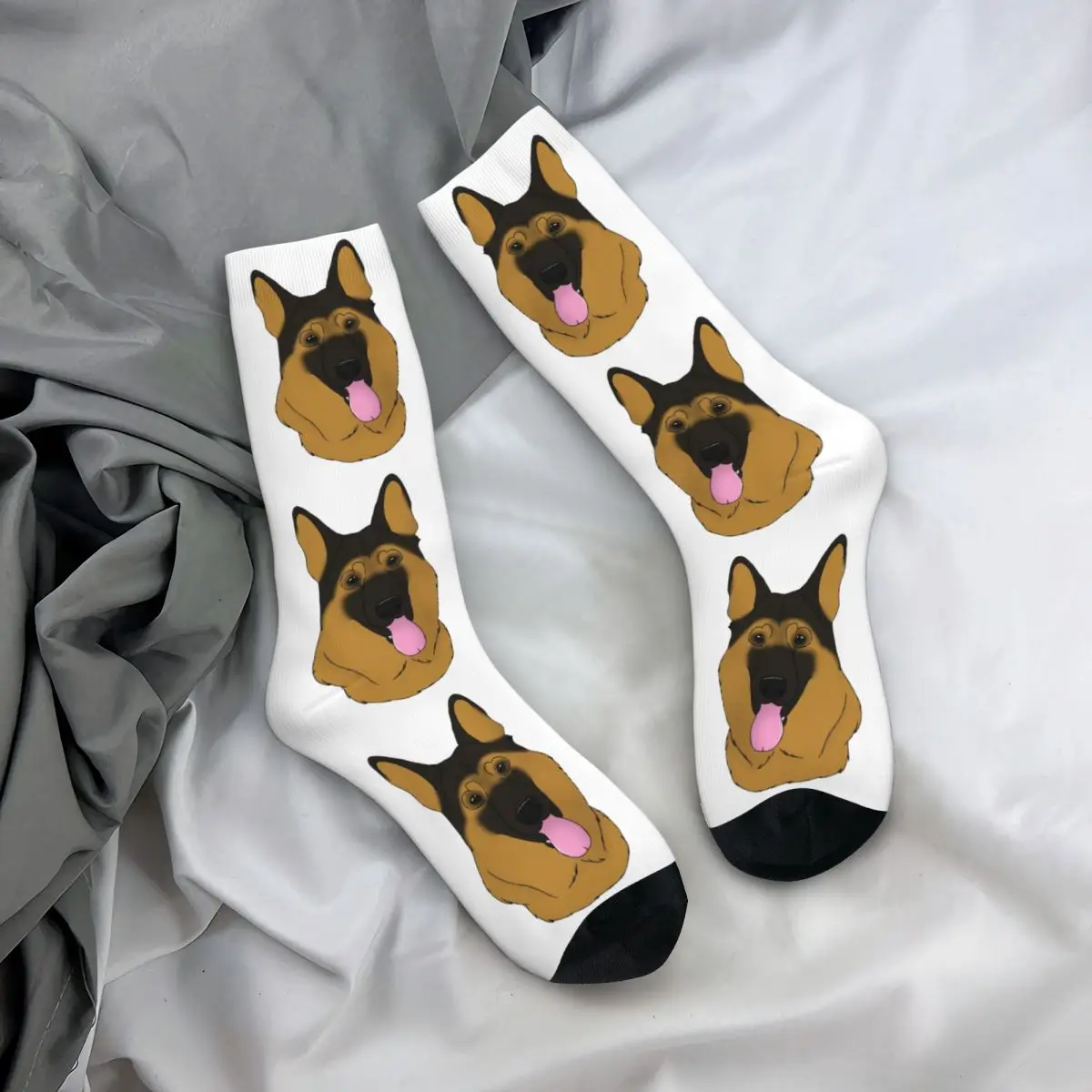 

German Shepherd Dog - Black And Tan Socks Harajuku Sweat Absorbing Stockings All Season Long Socks Man Woman