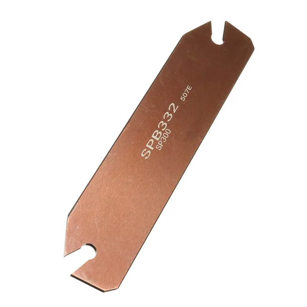 Metal Cut Off Blade Precision Parting Tool Lathe Blade Holder High Hardness for Lathe Cutting