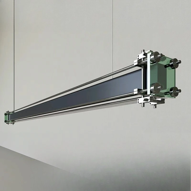 

Retro industrial style restaurant bar chandelier light luxury simple designer cafe office strip light