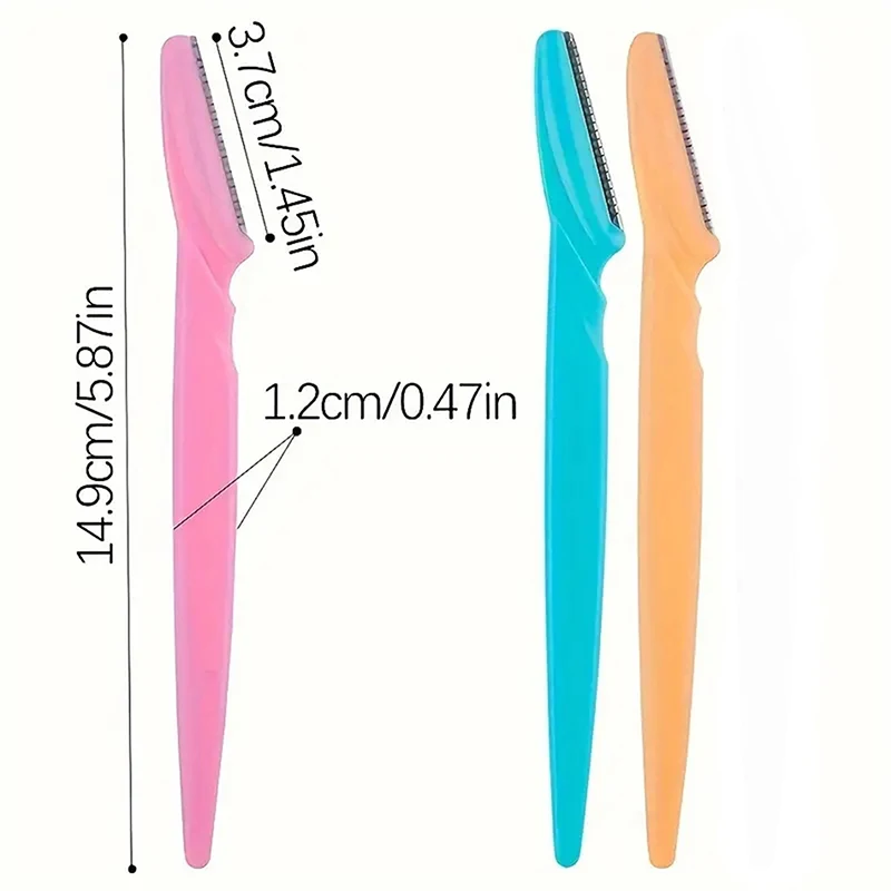 30 Pcs Eyebrow Razor For Women, Multipurpose Exfoliating Dermaplaning Tools And Facial Razor With Precision Cover,Safety Beauty