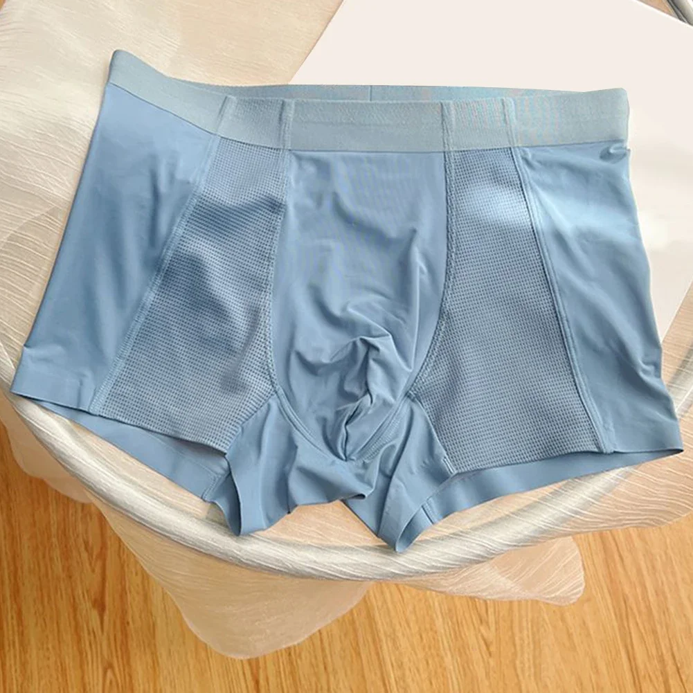 

Seamless Boxers Boxer Briefs All Season Wear Brand New Condition Elastic Stretch Medium Waist Style White Leisure