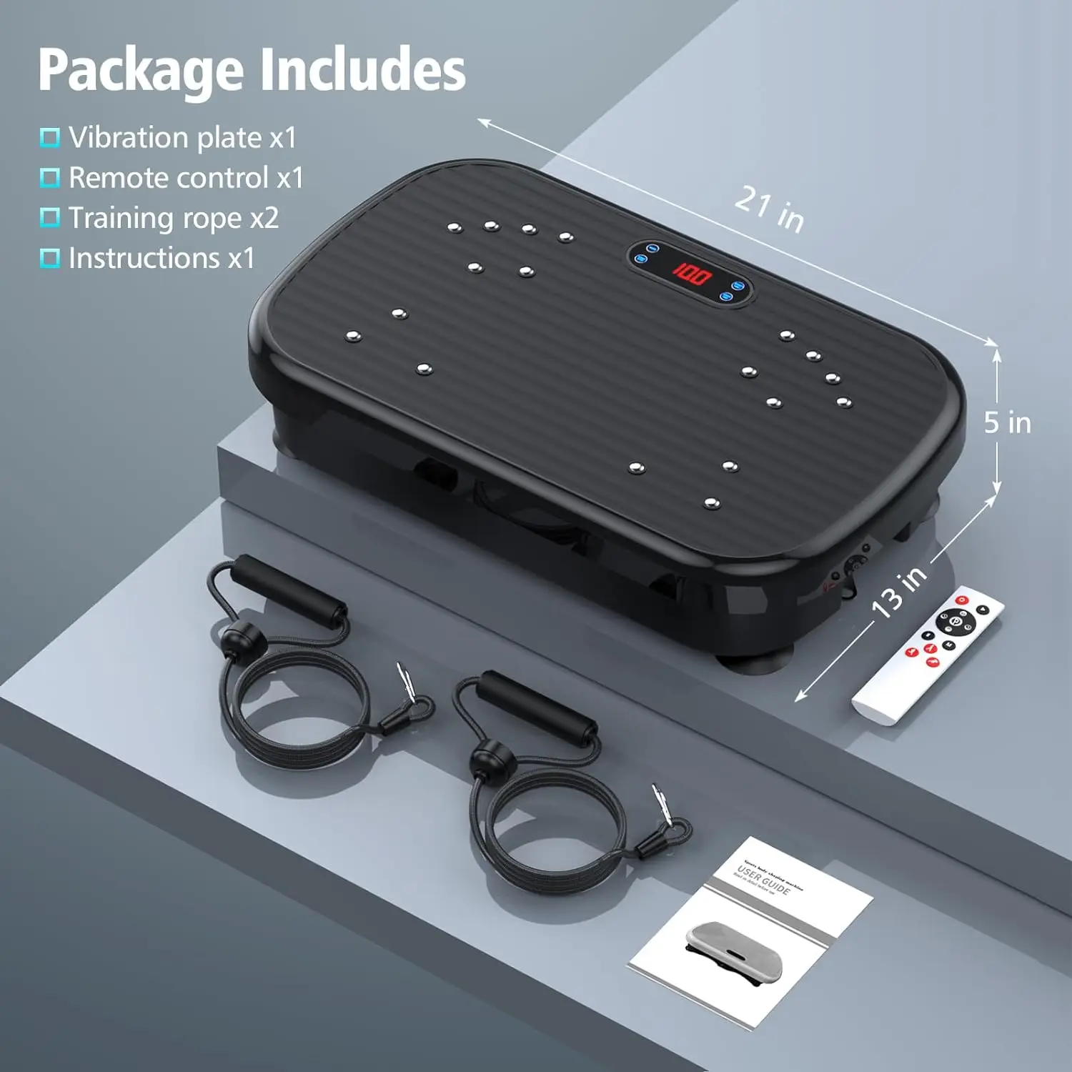 

Whole-Body Vibration Plate Exercise Machine Vibration Platform for Home Use