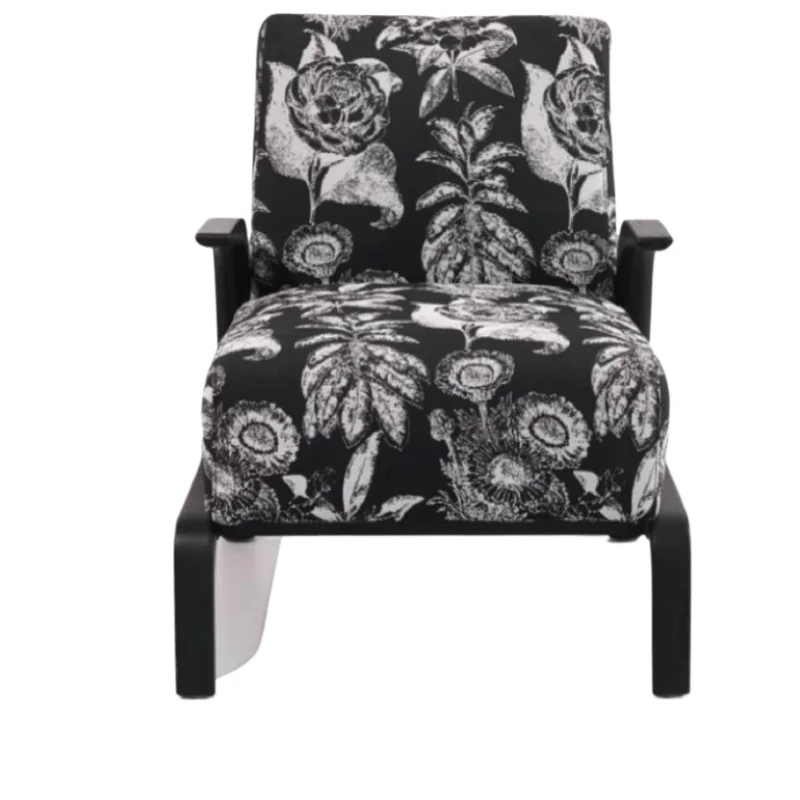 

Italian light luxury modern single sofa chair large apartment villa design sense living room bedroom balcony leisure lounge