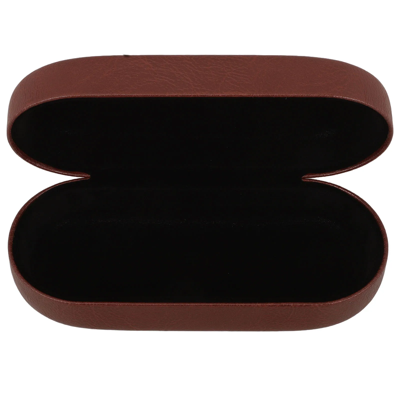 

Large Capacity Hard Shell Sunglasses Case Eyeglass Protector Travel Zipper Glasses Pouch Brown Durable Shockproof Sport Eyewear