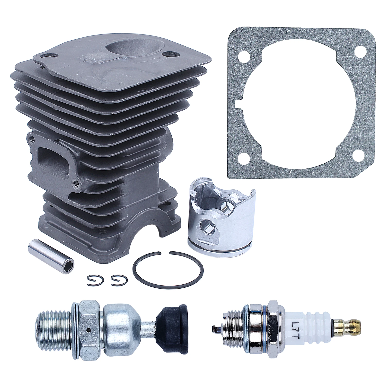 Imagem -05 - Nikasil Cilindro Pistão Kit para Husqvarna 340 345 e 350epa Jonsered cs 2141 2145 2150 503 87 0076 Motosserra 40 mm