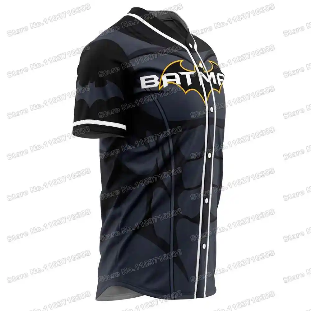 Kaus Jersey kartun Gym Super dapat disesuaikan permainan Baseball Golf memancing berkemah kaus gambar cetak nomor nama pribadi