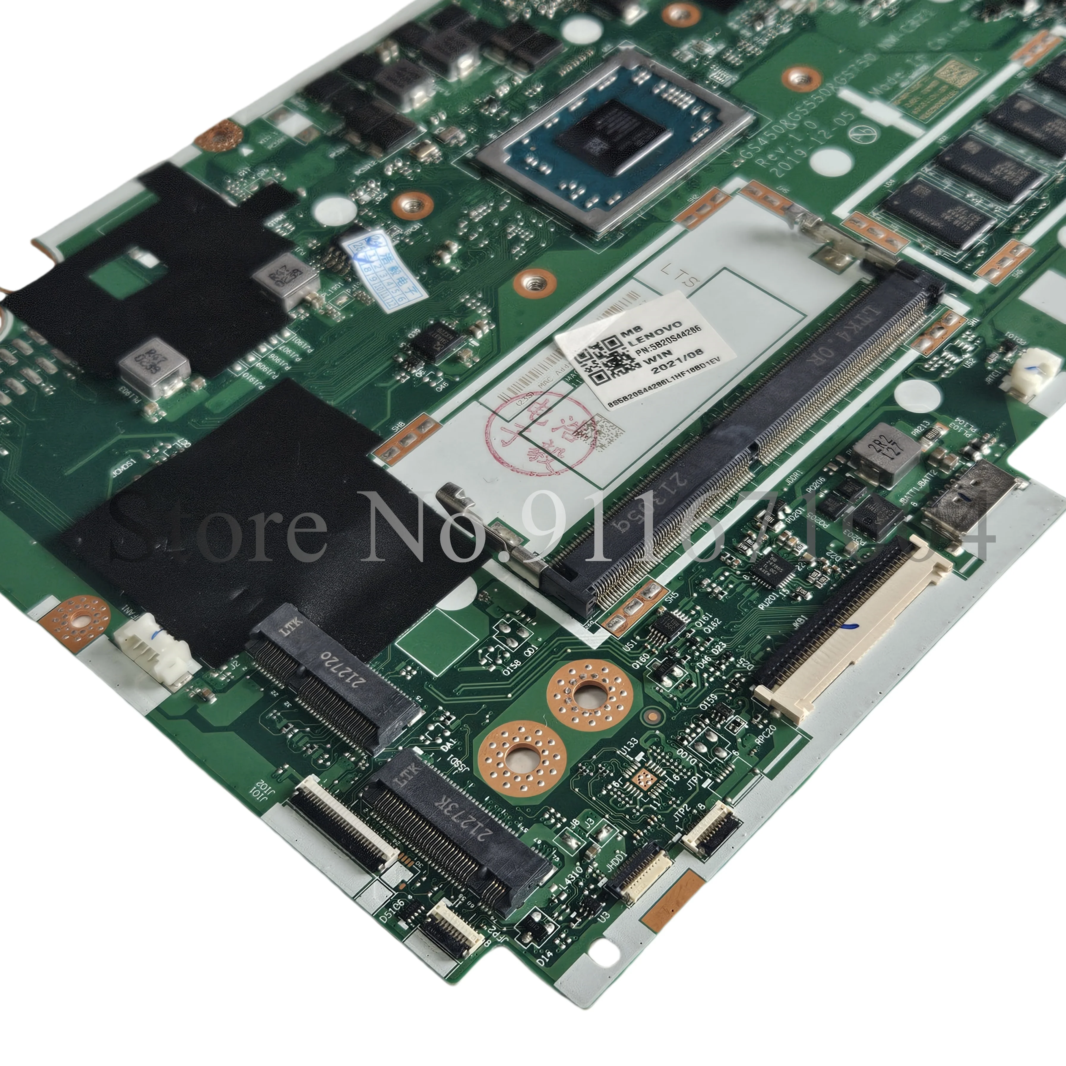 Imagem -04 - Placa-mãe Portátil para Lenovo Ideapad Nmc821 Nm-c821 15ada05 Amd 3020u R33250u R5-3500u R7-3700u Cpu 4gb de Ram