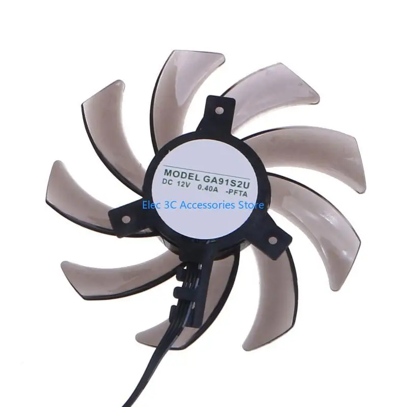 Y51A Cooler Fan for GTX 1660 1660Ti RTX2060 VGA Fan Graphics Card Cooling 4Pin 12V