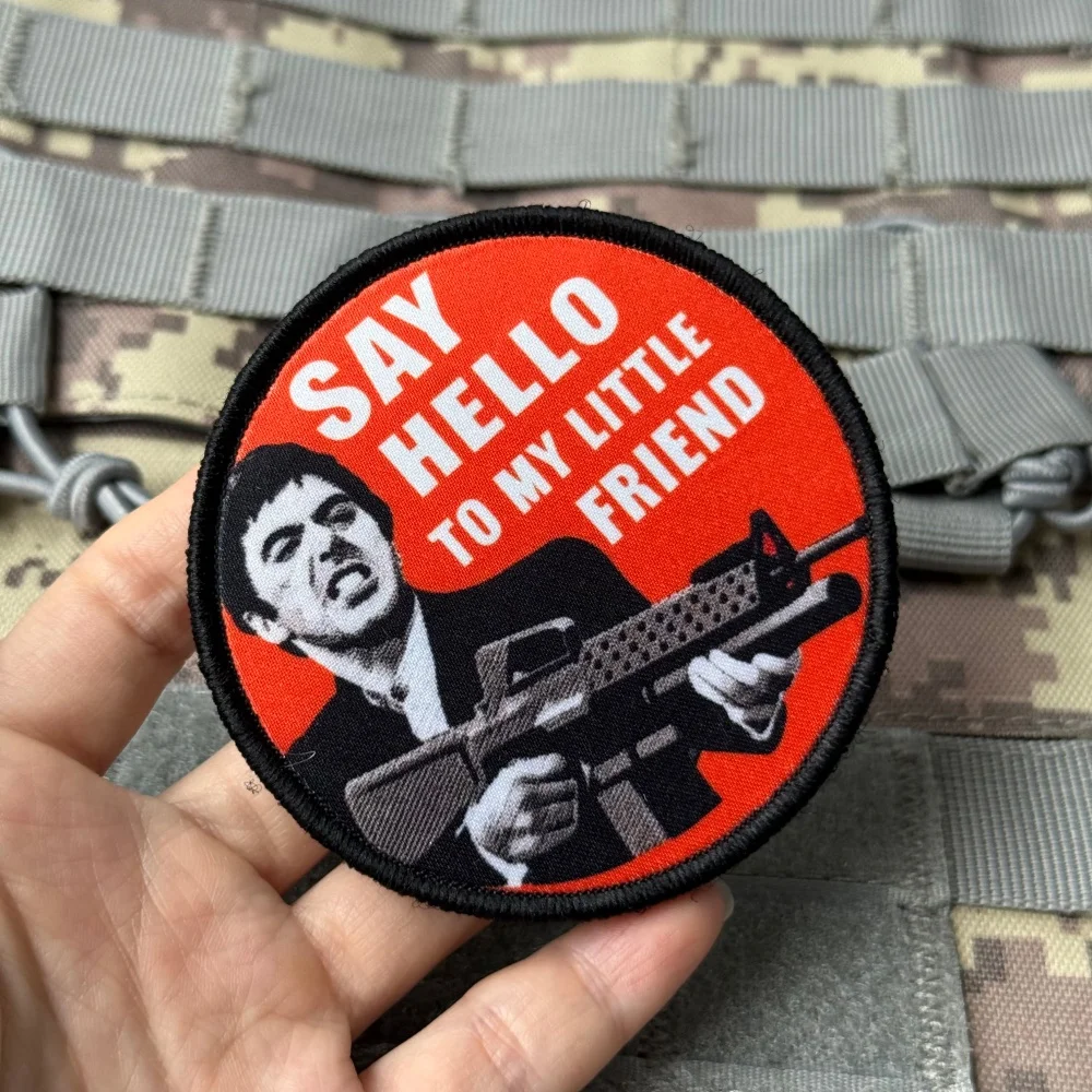 Funny Movie Quote Printed Hook & Loop Patch 