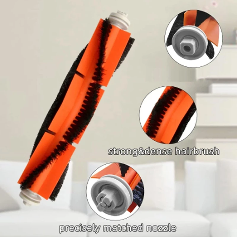 Para mijia 2c stytj03zhm robô aspirador de pó peças reposição principal escova lateral filtro hepa mop pano acessórios kit