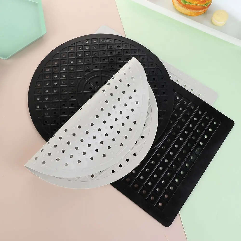 Quick Drain Quick Drying Non Slip Sink Mat Soft Rubber Tabletop Heat Insulation Kitchen Tableware Bathroom Protector Sink Mat