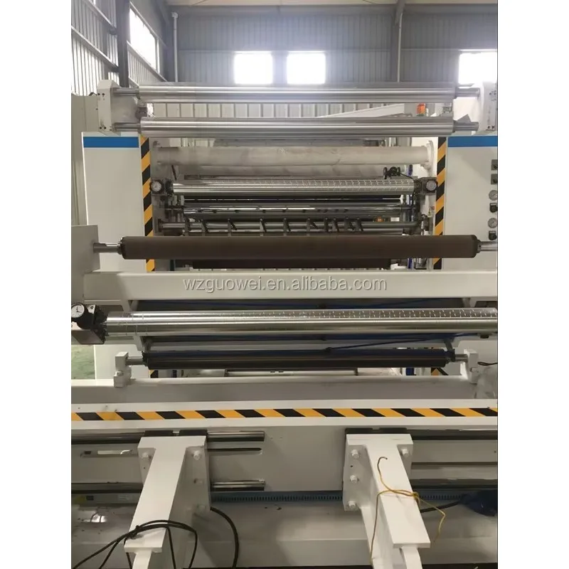 China Supplier Paper Slitting Machine A4 Paper Roll Manufacturing Cutting Slitter PLC Control Paper Slitting Machine for Poland