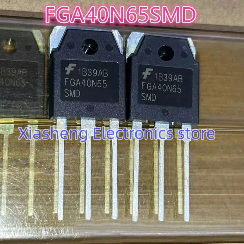

New Original 10Pcs FGA40N65SMD TO-3P 40A 650V IGBT Transistor In Stock Good Quality