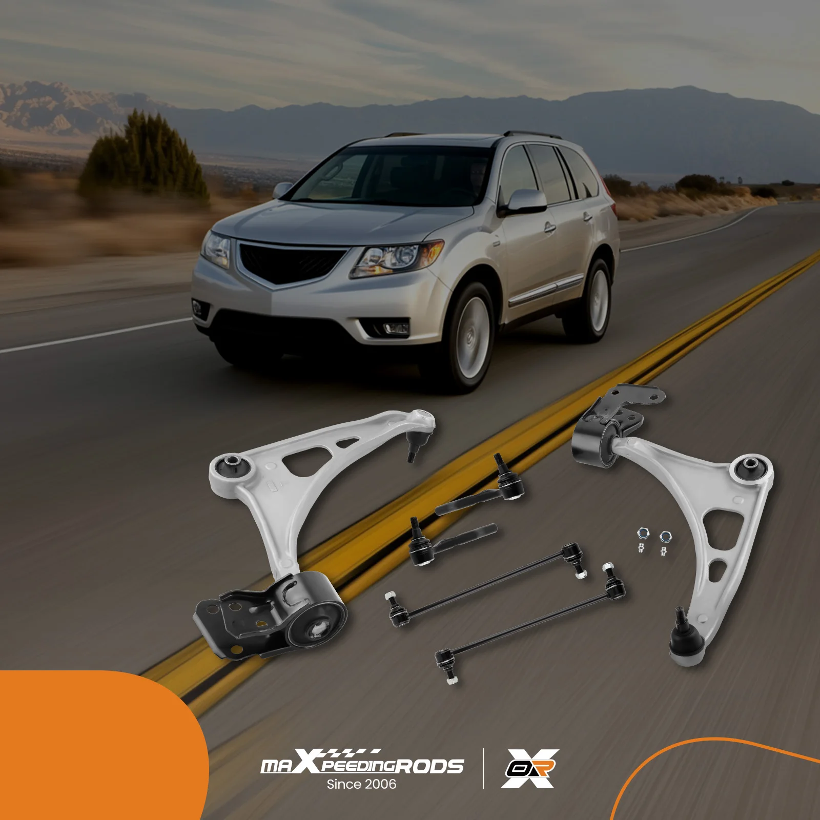 

Передние нижние рычаги подвески и стойки стабилизатора для Acura MDX 2014-2020 и Passport 2019-2021