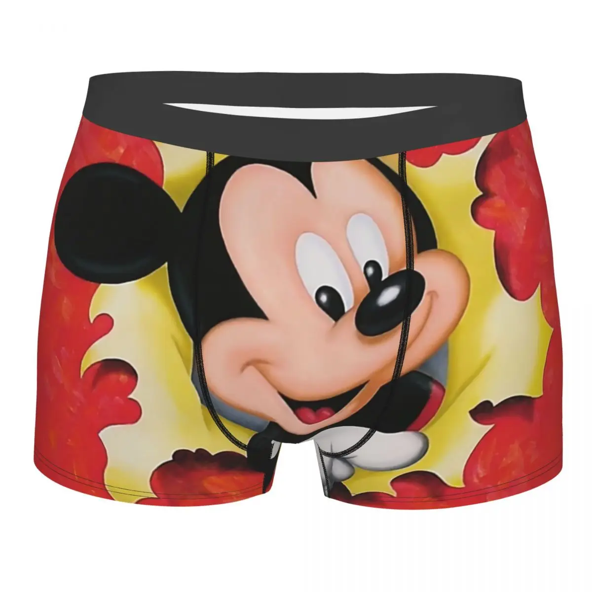 Custom Mickey Mouse Boxers Shorts Men Briefs Underwear Novelty Underpants