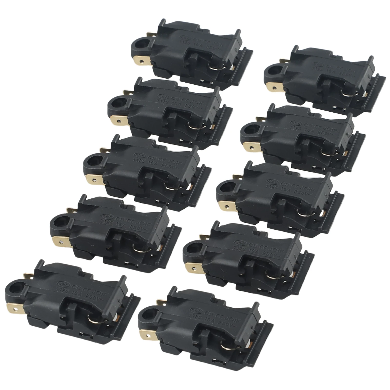 

10pcs 16A Power ​Electric Kettle Thermostat Temperature Control Switch Water Heater Accessories Replacement