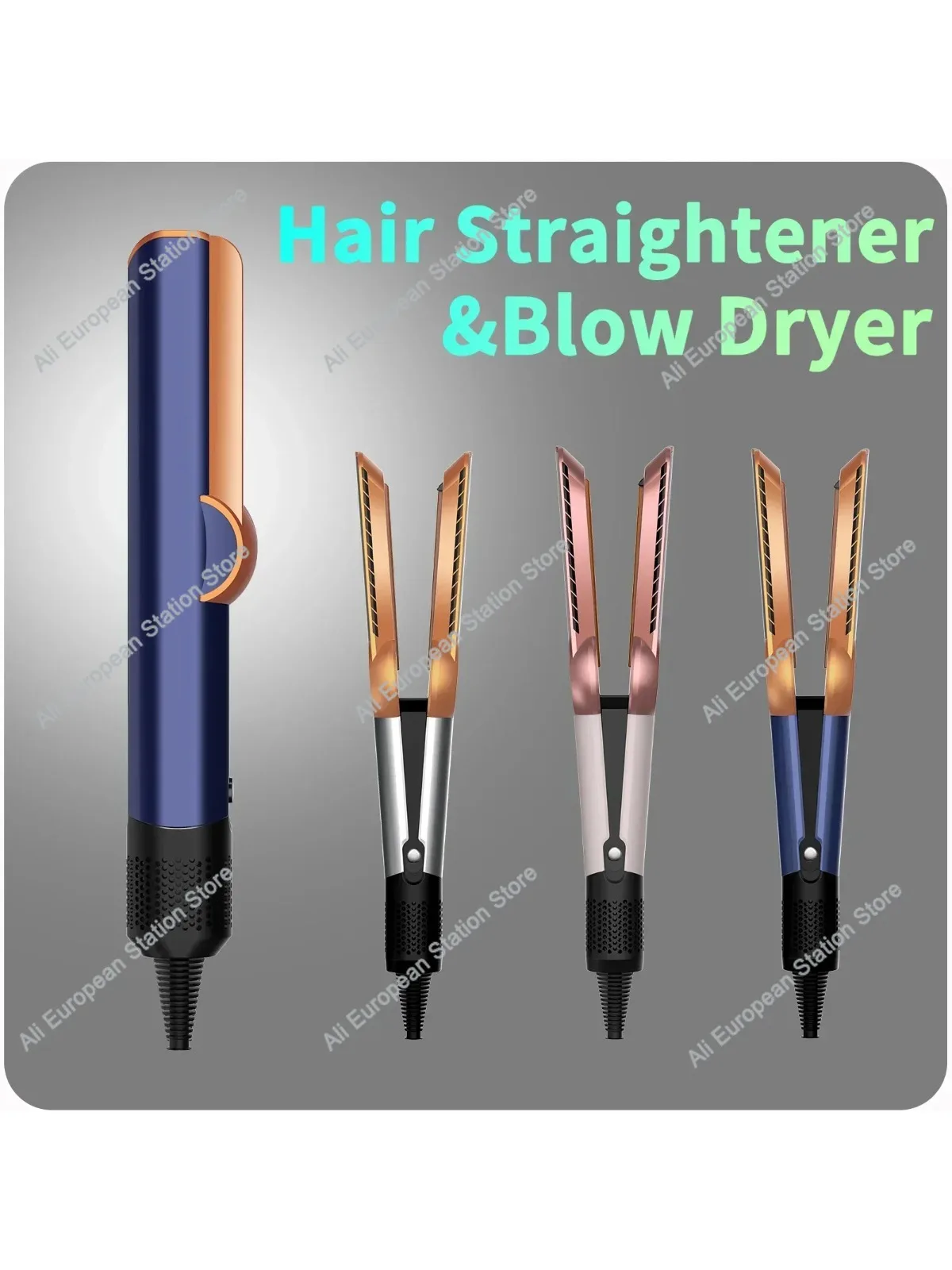 2-IN-1 professionele stijltang en föhn Heat-Up haar stijltang, negatieve ionen ijzer langdurige styling tool - afbeelding 2