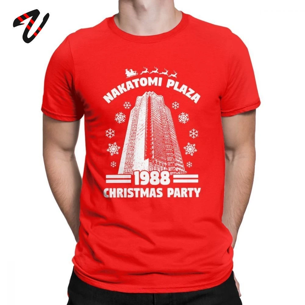 T Shirt Nakatomi Plaza Funny  100% Cotton Christmas Party 1988  Men  Tee Shirt Tops Tees  T-Shirt