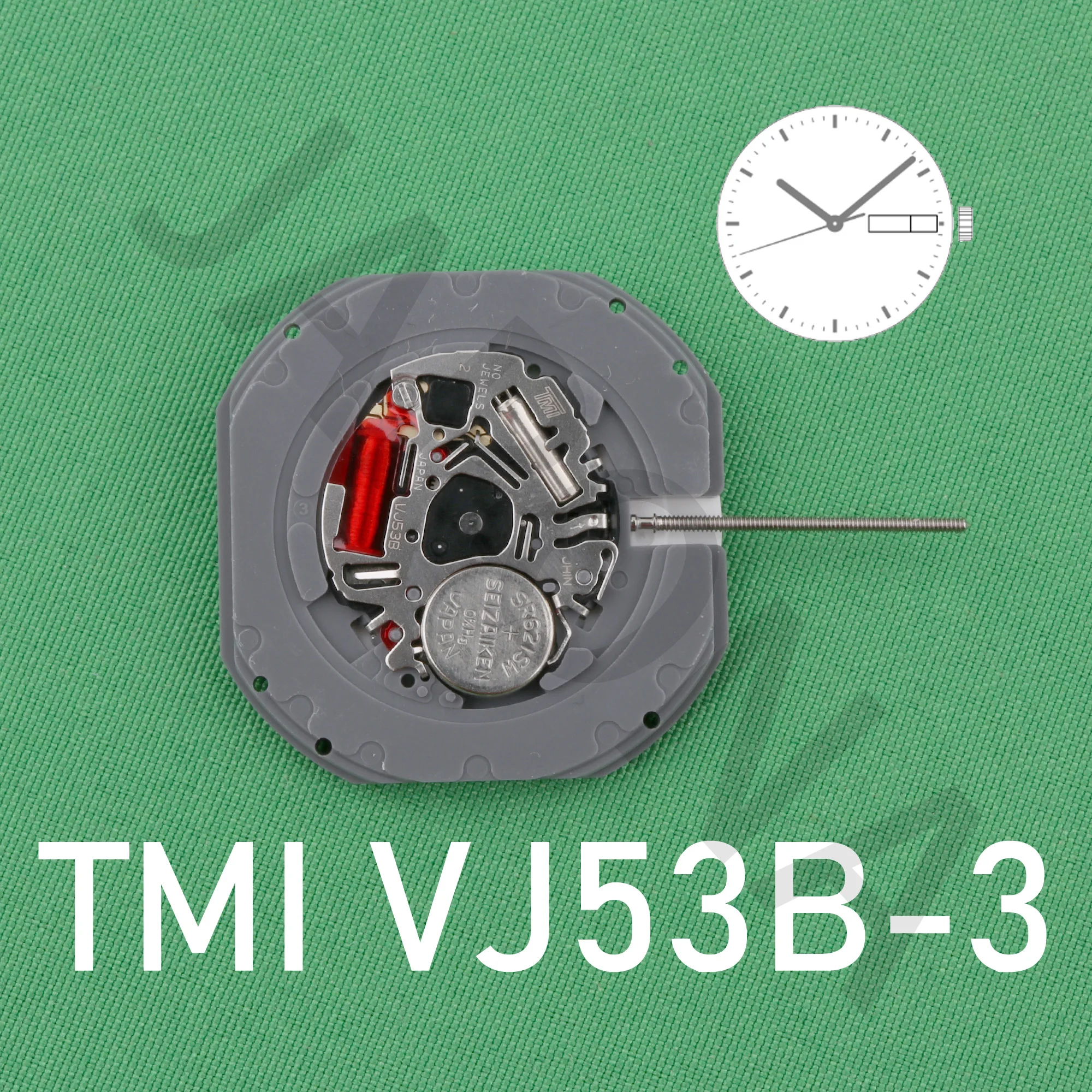 VJ53 TMI حركة ضئيلة ، 3 أيدي تاريخ اليوم ، VJ53B
