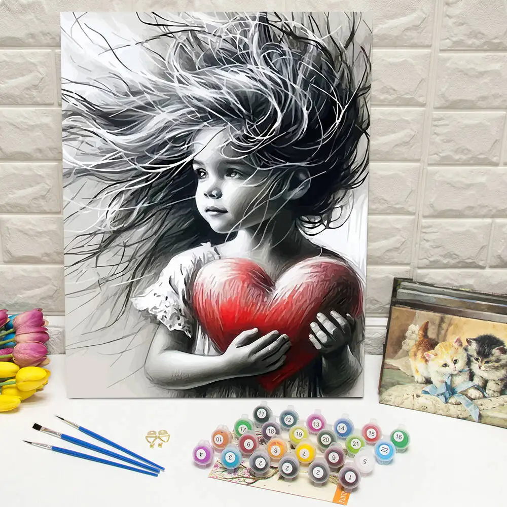 Disney Malen nach Zahlen Tinker Bell Malen auf Leinwand Lotus Digitales Ölgemälde Frosch Cartoon Acryl Home Decor Handgemachtes Geschenk