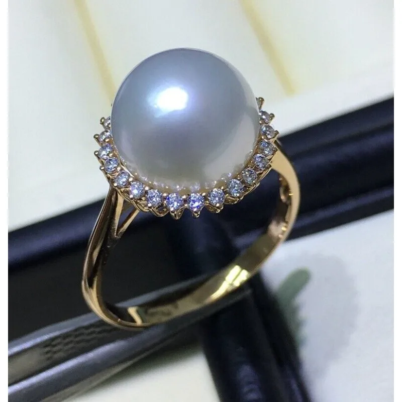 新品-aaaa-9-10mm-本物の天然アコヤホワイトレディースパールリング-925-シルバー