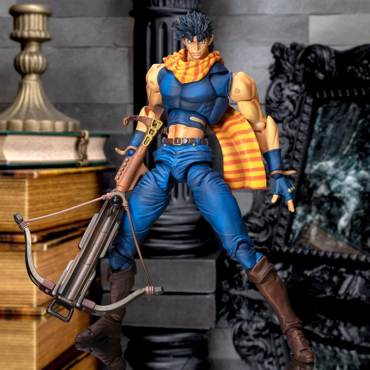 In Stockl Original Medicos Entertainment Super Action Statue (#30) Jojo No Kimyou Na Bouken Joseph Joestar Anime Figure