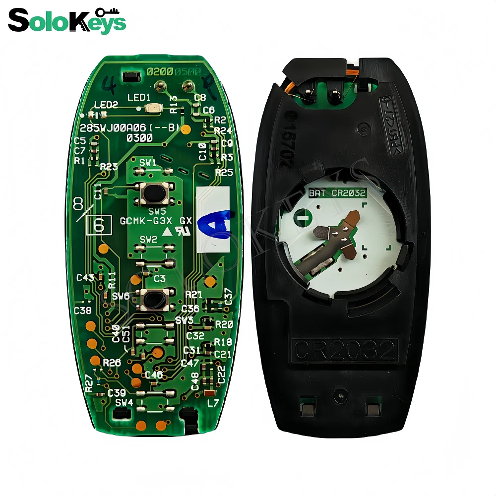 SOLOKEYS FCCID:TS008 Original Board For Suzuki SX4 Swift Vitara Remote Key  Aftermarket Key Shel 433Mhz 47 HITAG3 7952 With LOGO