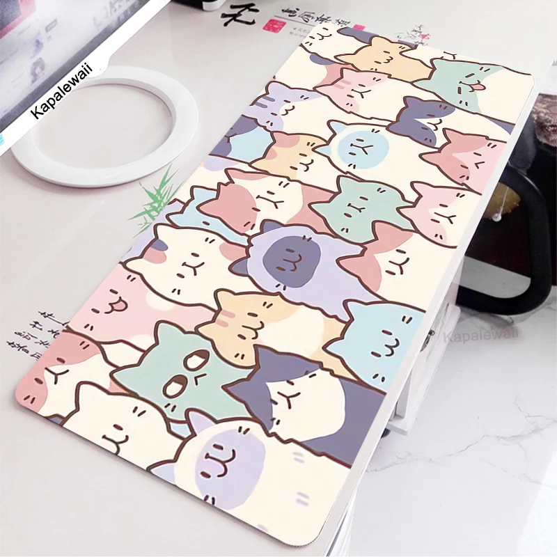 

Kawaii Cat Mouse Pad XXXL Large Mouse Pad Gamer Computer Desk Mat Gaming Keyboard Big Mouse Pad Desk Mat PC Gamer Mousepads Mat