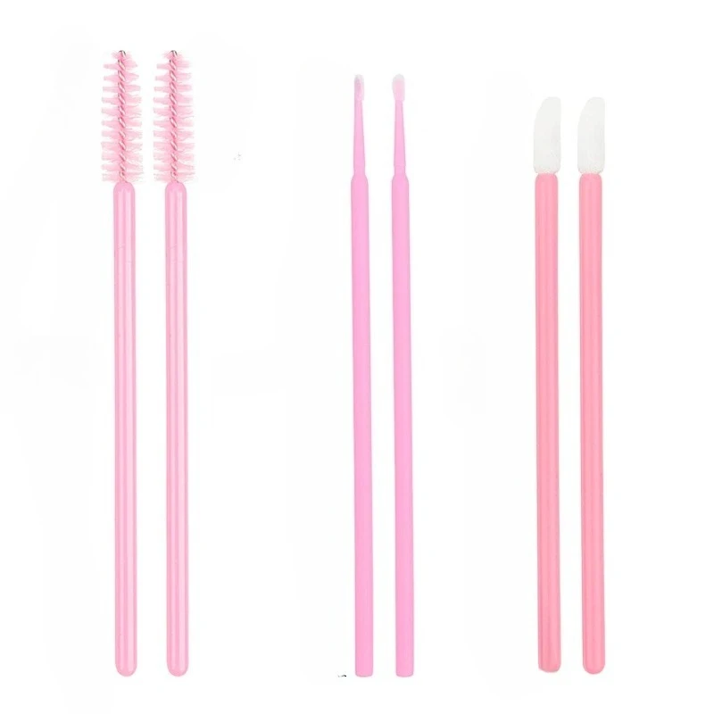 Wholesale 200 Pcs Eyelash Extension Removal Micro Makeup Set Brush Lipline Special Eyelash Brush for Women Lash Make Up Tool