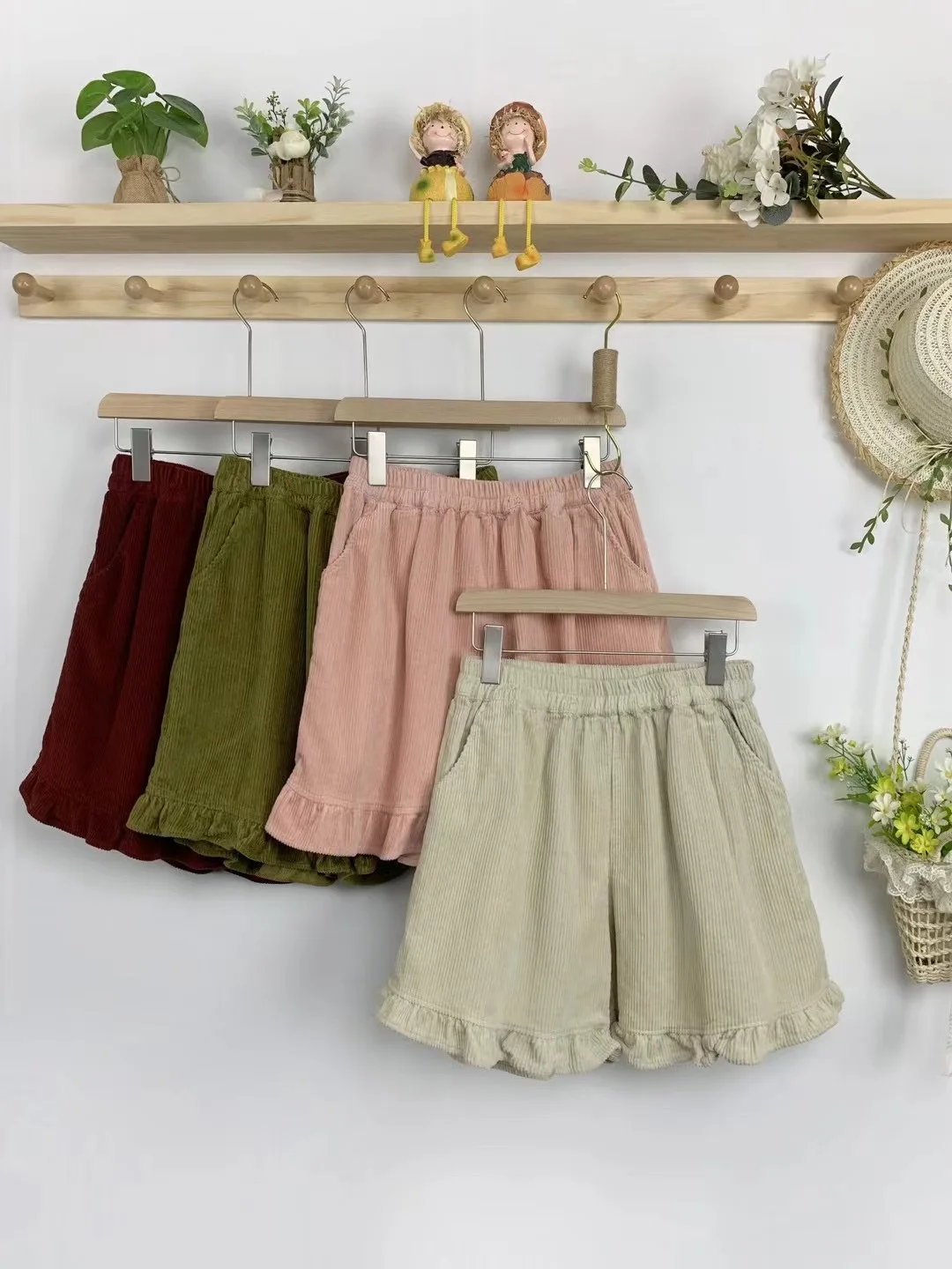 

Осенне-зимние мягкие вельветовые расклешенные брюки с эластичным поясом для женщин, повседневные, из хлопка, универсальные, для больших размеров