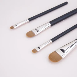 Upgraded M-191 Flat Round Ultra-thin Foundation Makeup BrushProfessional Contour Liquid  Foundation Cream Concealer Make-up Tool