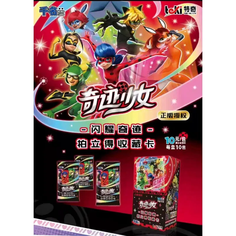 Miraculous Ladybug Shining Miracle Polaroid Collectible Card Set Iconic Characters Perfect Trading Toy