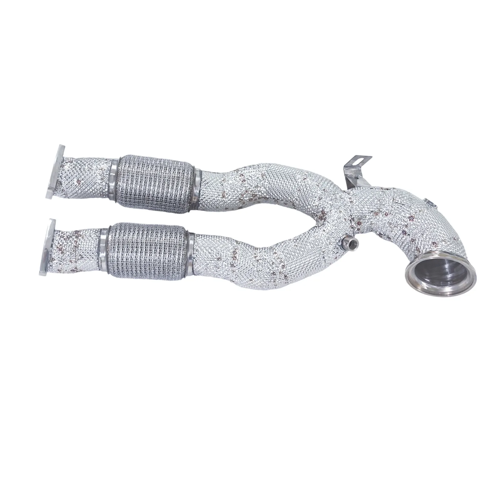 

GFC catless downpipe for 2018 Audi RS3 2.5T，No catalytic pipe.car downpipe made of 304 stainless steel