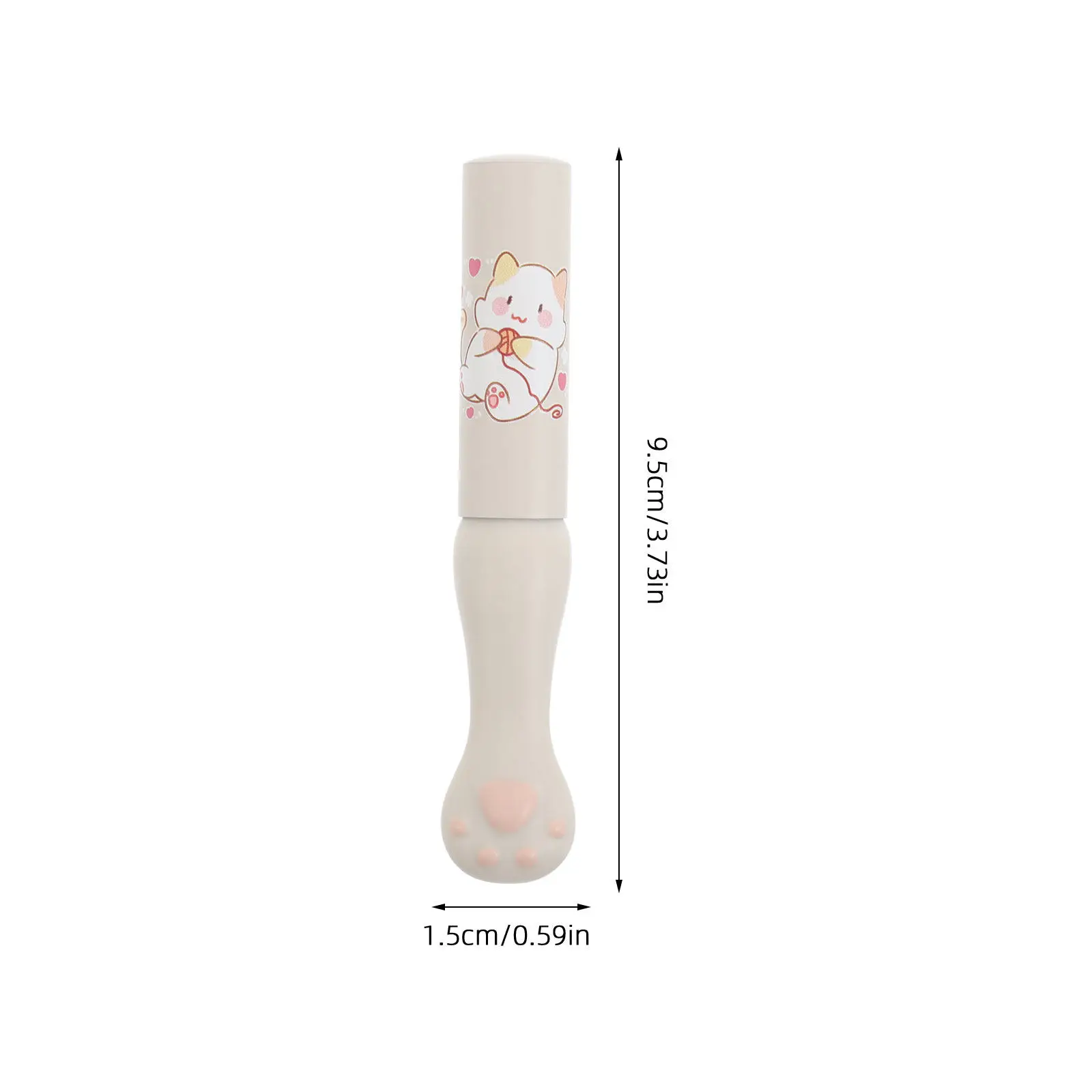 Silicone Cat Claw Lip Brush Cute Paw Design for Smooth Even Application Lidded Reusable Makeup Applicator Portable Lip Gloss and
