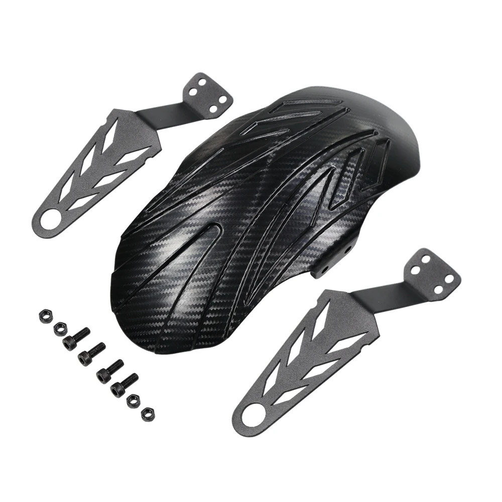 Universal Carbon-Fiber-Pattern Mudguard for VSETT 11+ ZERO 11X KAABO 11-Inch Electric Scooter Adjustable Fender Wheel Cover Wing