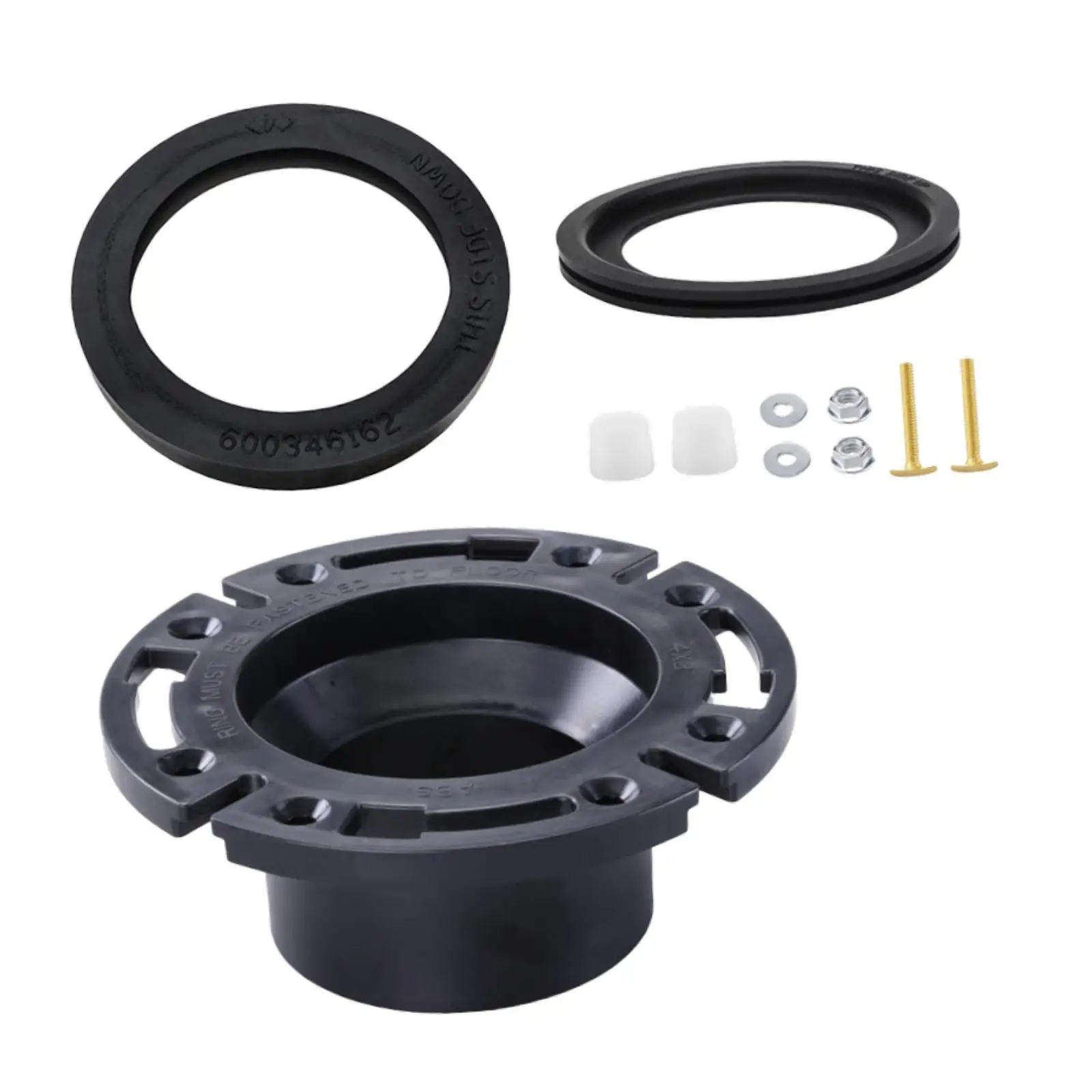 

Camping Car RV Toilet Flange Seal Repair Kit Compact Plastic Set for Travel Trailer Bathroom