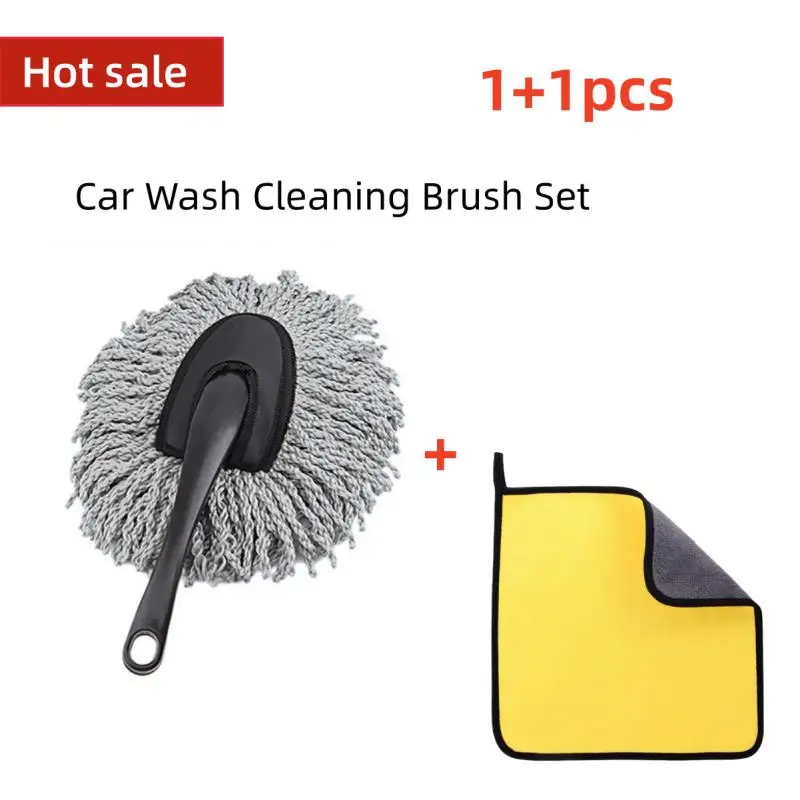 

Car Cleaning Tools Car Dust Mop Microfiber Washing Brush Dusting Tool Duster Home Clean Dust Removal Auto Detailing Wash Brush