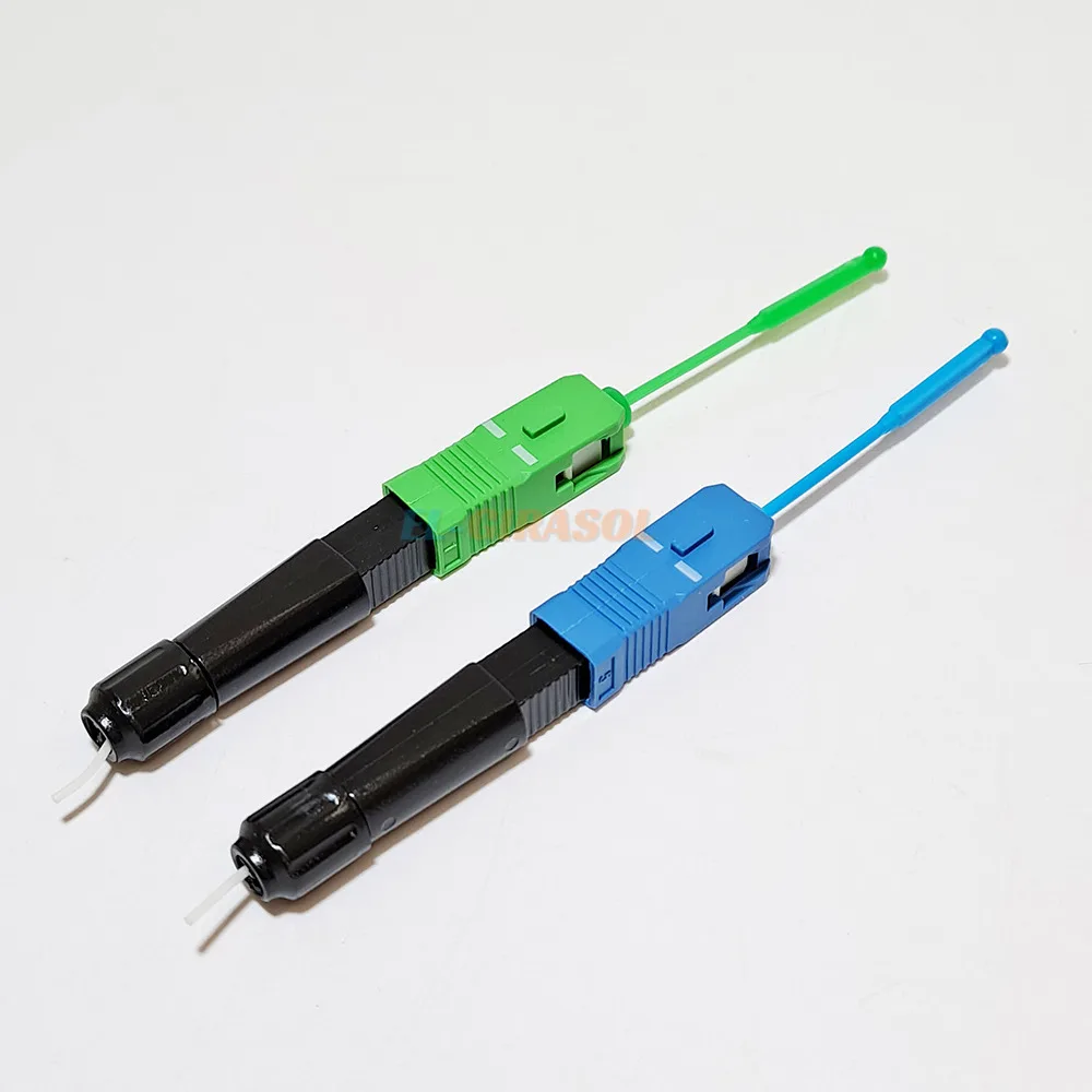 SC APC/UPC Quick Connector Optical Fiber Fusion Fast Adapter SC/UPC SOC Splice On Connector Optical Fiber Fast Connector FTTH