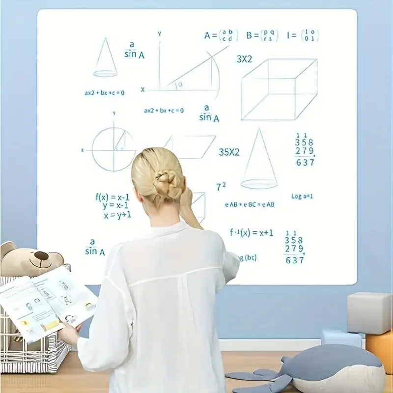 

15.75"*39.37" Magnetic Whiteboard Stickers - Self-adhesive Erasable Whiteboard For Wall, Classroom, Office, Home