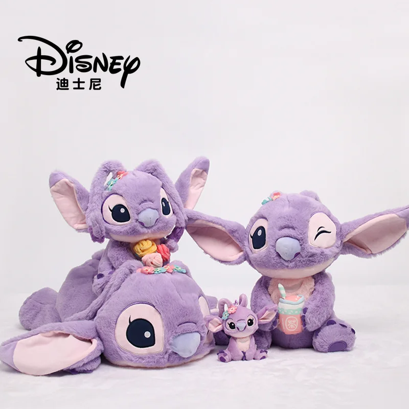 

Плюшевые рюкзаки из мультфильма Disney Лило и Ститч, милые мягкие игрушки с животными, рюкзак для девочек, школьная игрушка
