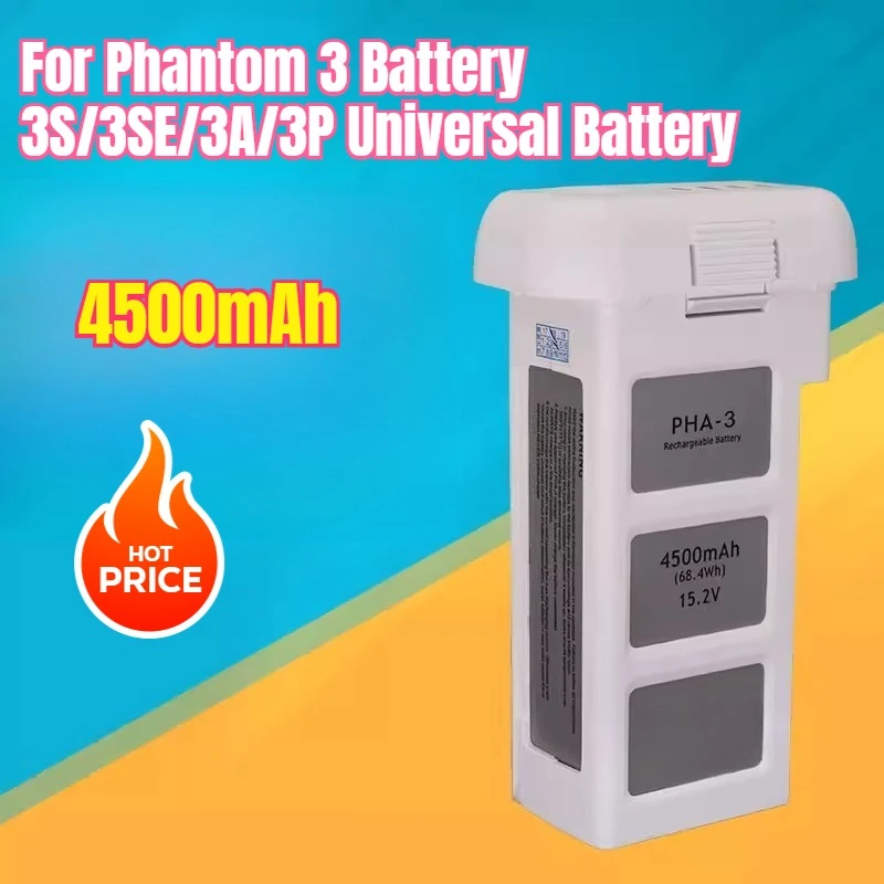 

4500mAh for Phantom 3 Battery 3S/3SE/3A/3P Universal Battery