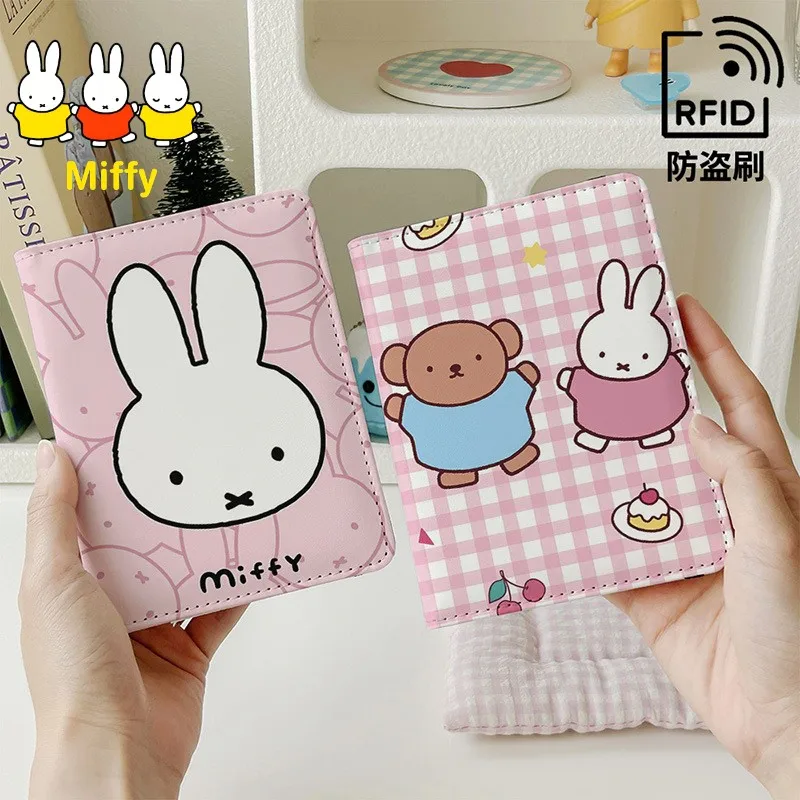 Kawaii Miffy ID Card Holder - Cute Cartoon Multi-functional Card