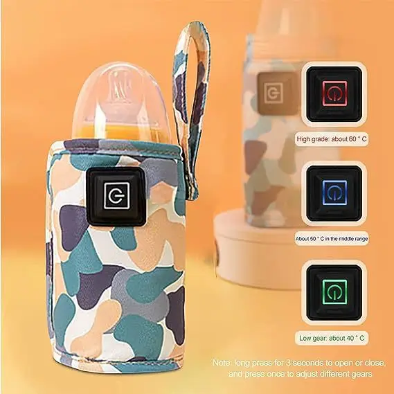 USB ミルクウォーターウォーマー旅行ベビーカー断熱バッグベビー哺乳瓶ヒーター新生児ポータブルボトル給餌ウォーマー