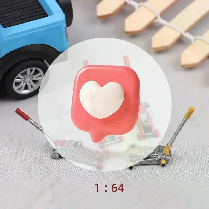 

1/64 масштаб автомобиля подъемный домкрат модель модификация аксессуары для ремонта гаража словосочетание сцены миниатюрный скульптурный дисплей