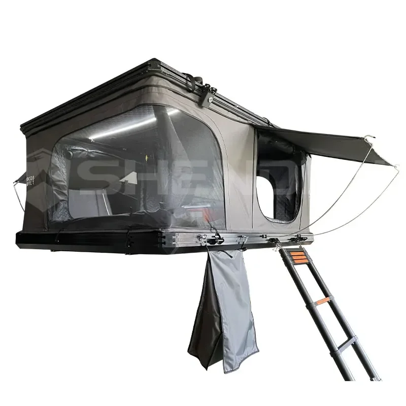 New Design Roof Car Roof Top Tent Hard Shell Aluminum 1-2 Person Folding For Camping gazebo  casa de campaña  네이처하이크 텐트