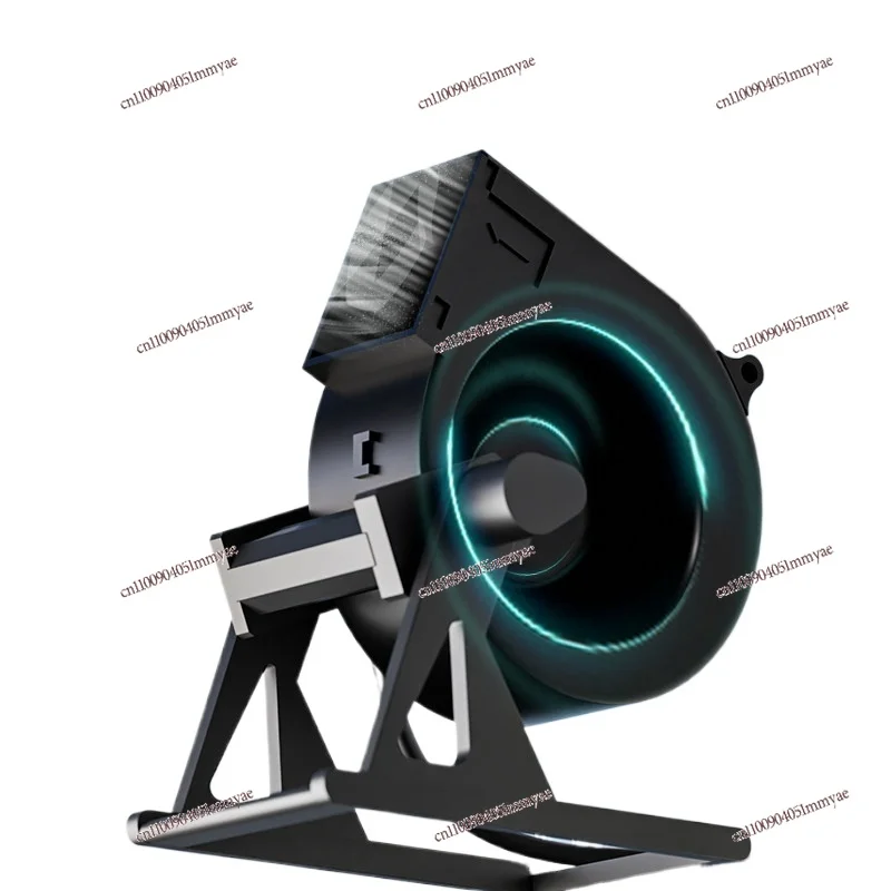 Continuously regulated speed blower small portable electric fan