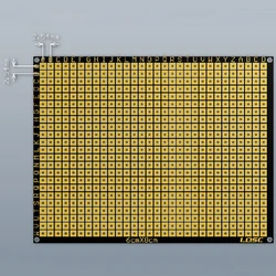 60x80mm Soft Thin PCB Flexible Double Side FR4 Laminate Breadboard Circuit Board Prototypes Matrixs Print Paper Portable