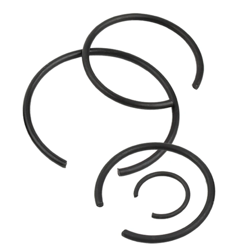 M4-M150 GB895.1 Black Steel Wire Retaining Ring For Hole Snap Ring circlip Round Wire Snap Rings Roundwire Snap Ring for Shaft