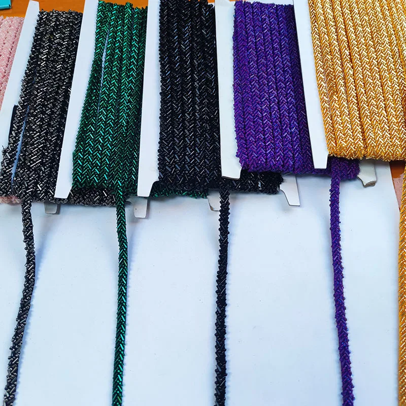 180cm Beading Lace Ribbon Garment Sewing Accessories Tape For Clothing Wedding Dress Collar Cuff DIY Crafts Needlework Applique