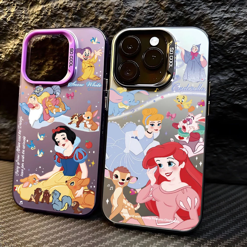 Ariel Cinderella Snow White Phone Case for Xiaomi Mi 11 Lite 12T Poco X3 GT NFC F4 X5 Pro 5G Candy Matte Shockproof Back Cover